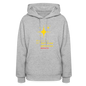 Women's Hoodie wheres your oil - heather gray