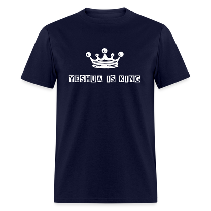 Unisex Classic T-Shirt Yeshua is King - navy