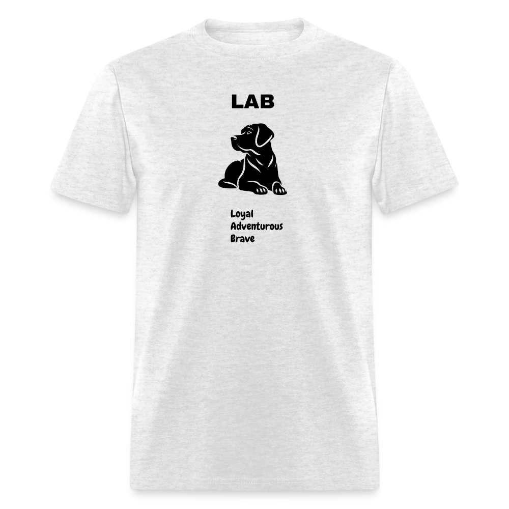 Unisex Classic T-Shirt lab dog lover shirt - light heather gray