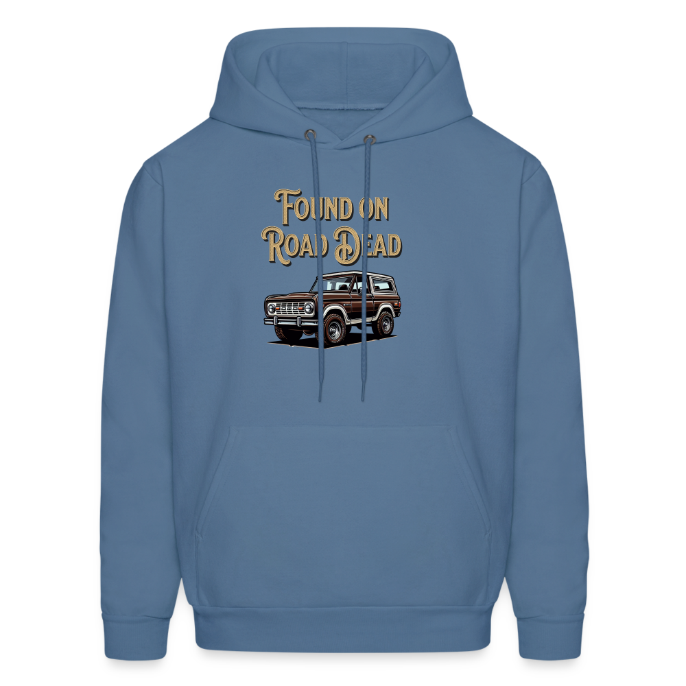 Men's Hoodie Ford Hoodie Found on Road Dead - denim blue