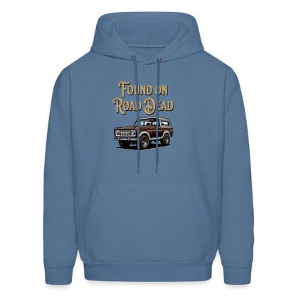 Men's Hoodie Ford Hoodie Found on Road Dead - denim blue