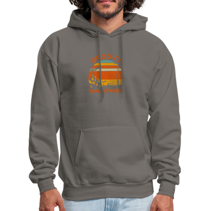 Men's Hoodie groovy halloween - asphalt gray